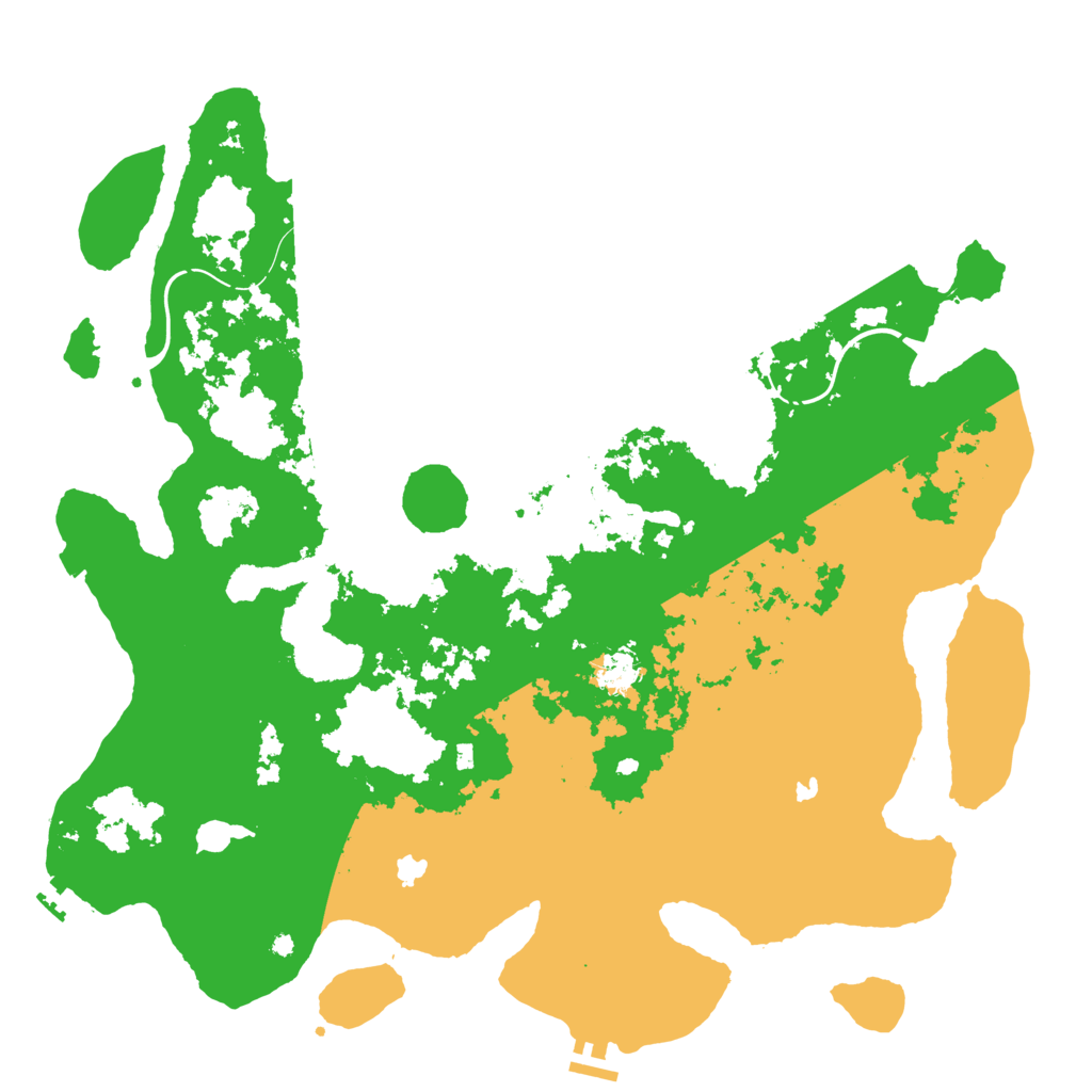 Biome Rust Map: Procedural Map, Size: 4500, Seed: 898262