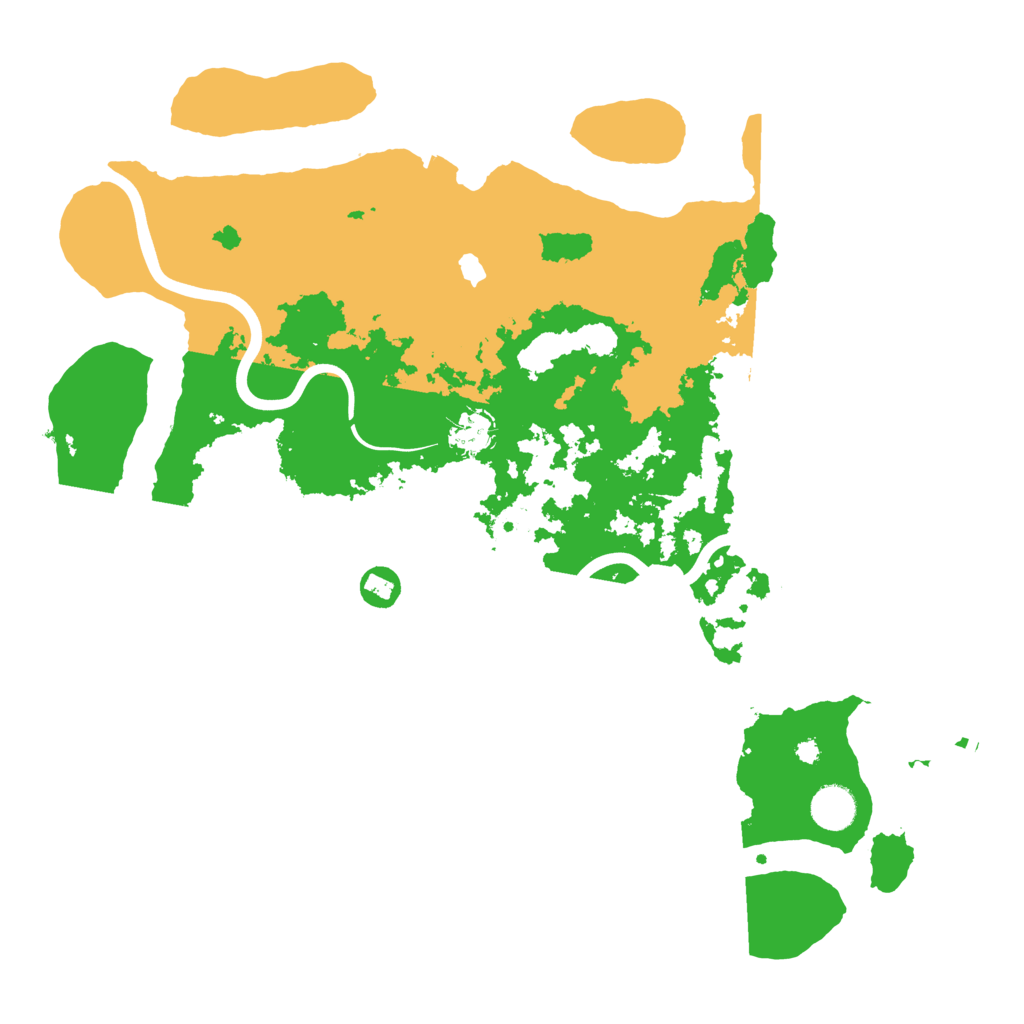 Biome Rust Map: Procedural Map, Size: 4000, Seed: 2366548