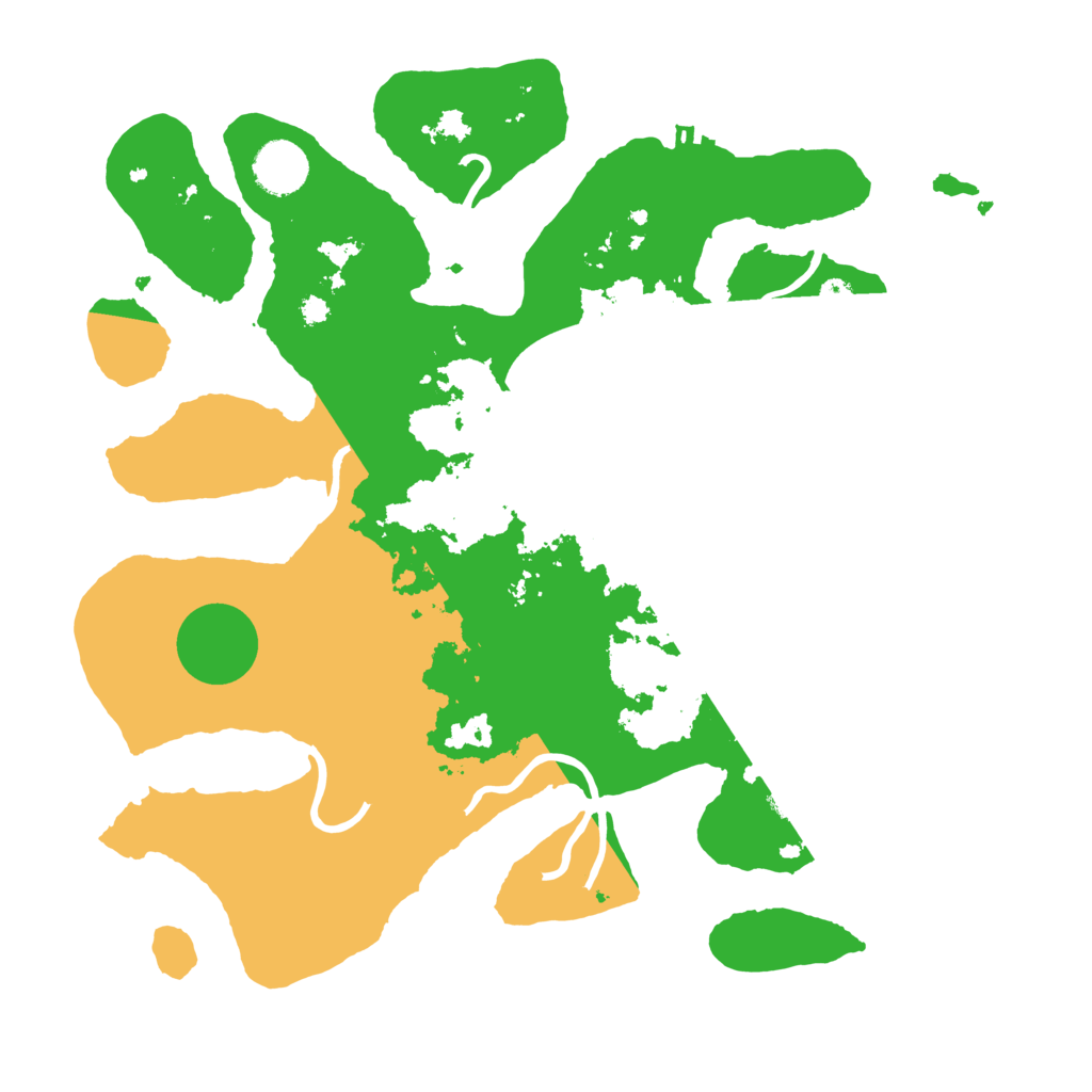 Biome Rust Map: Procedural Map, Size: 3550, Seed: 824409