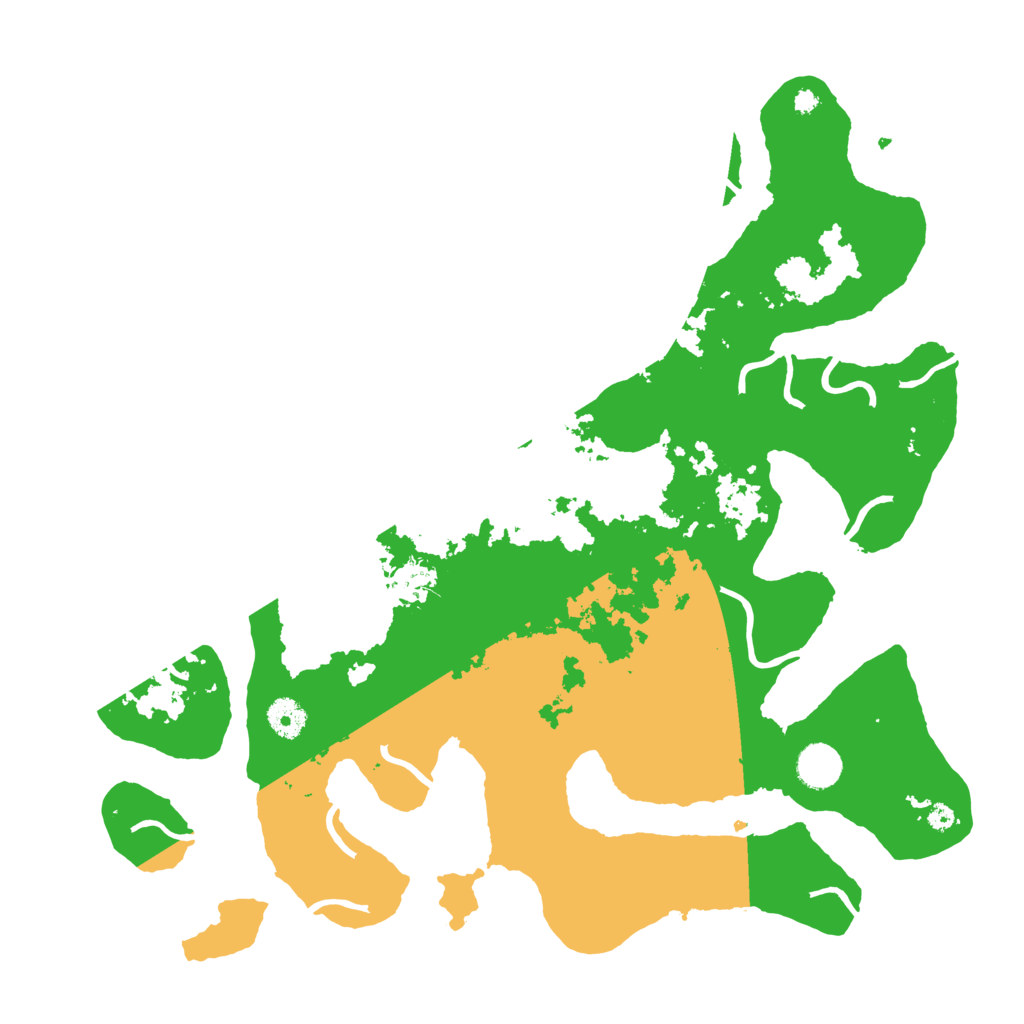 Biome Rust Map: Procedural Map, Size: 4000, Seed: 6428571