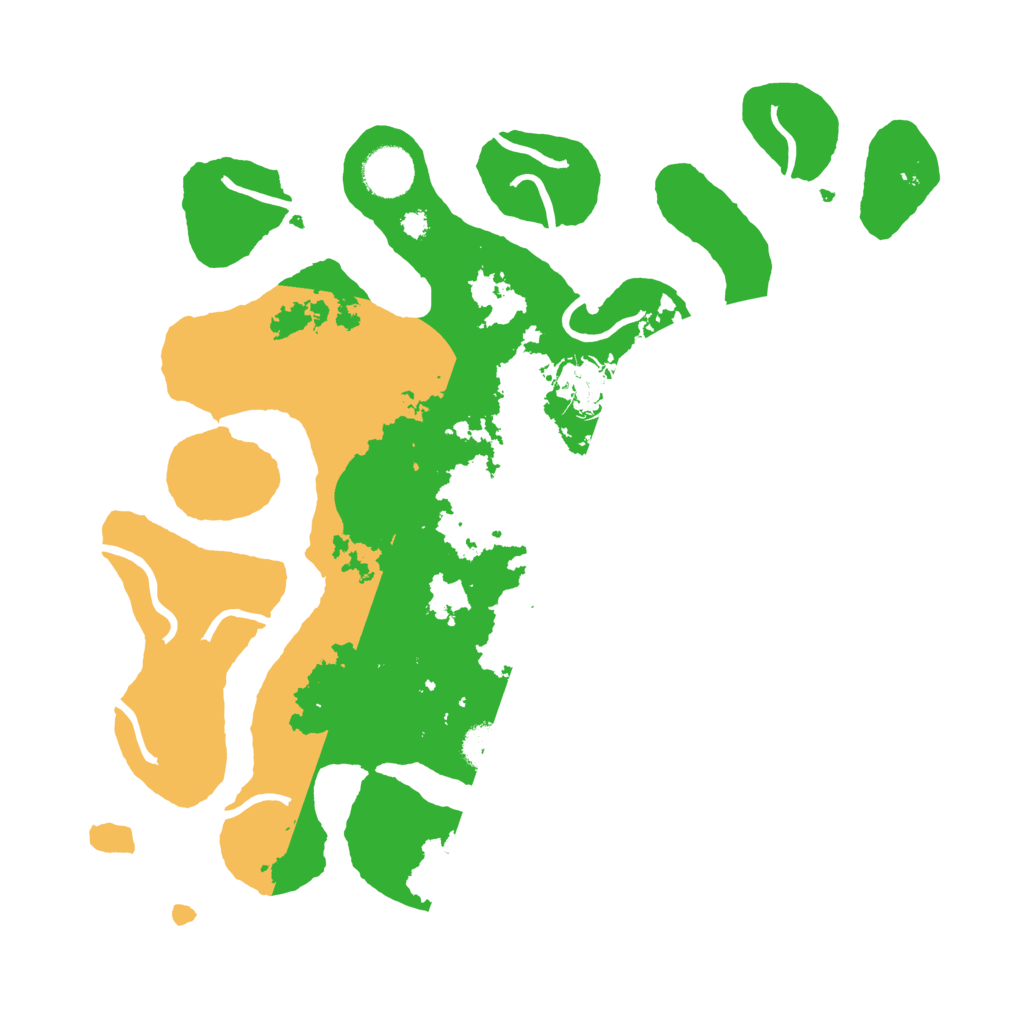 Biome Rust Map: Procedural Map, Size: 3500, Seed: 133199711