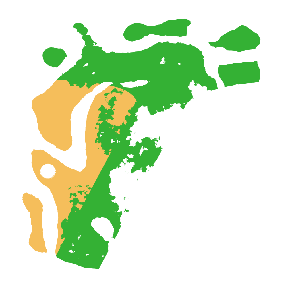 Biome Rust Map: Barren, Size: 3500, Seed: 2125433