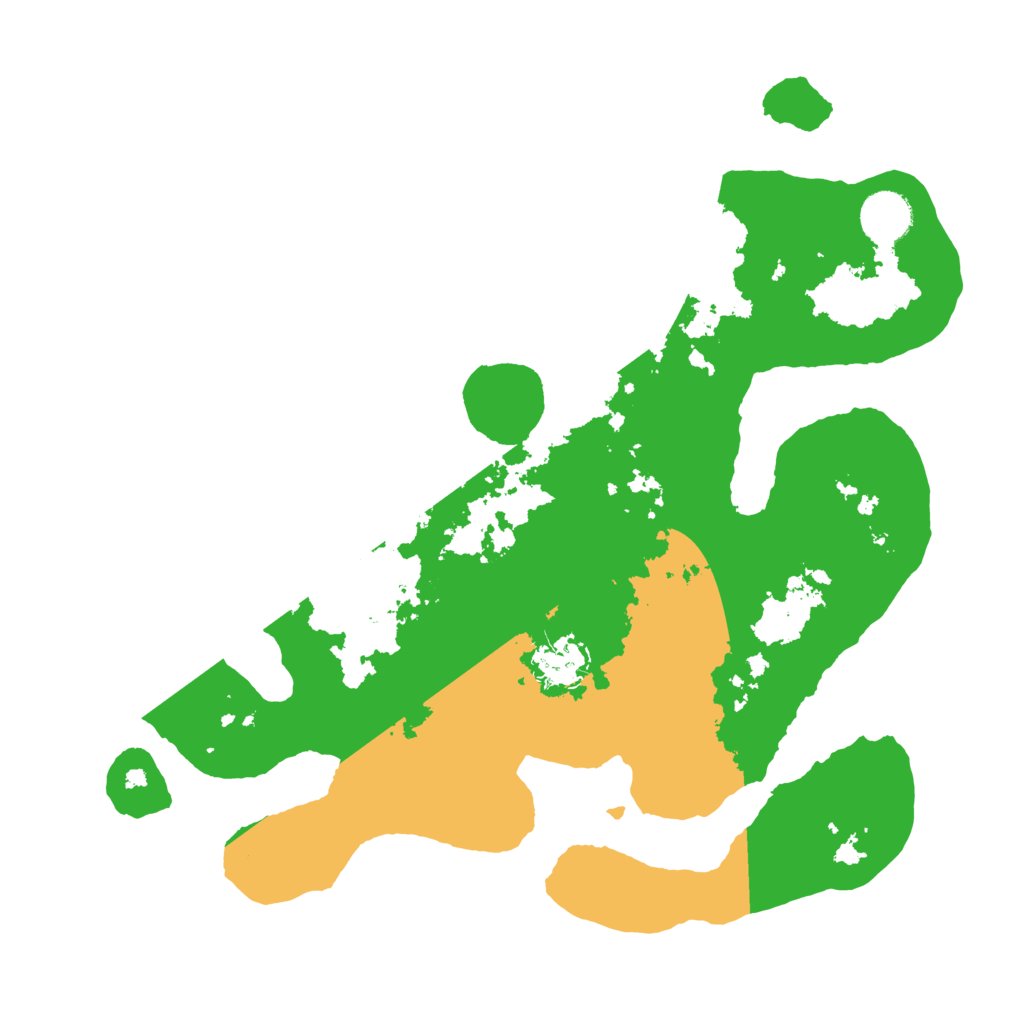 Biome Rust Map: Barren, Size: 3500, Seed: 6261555