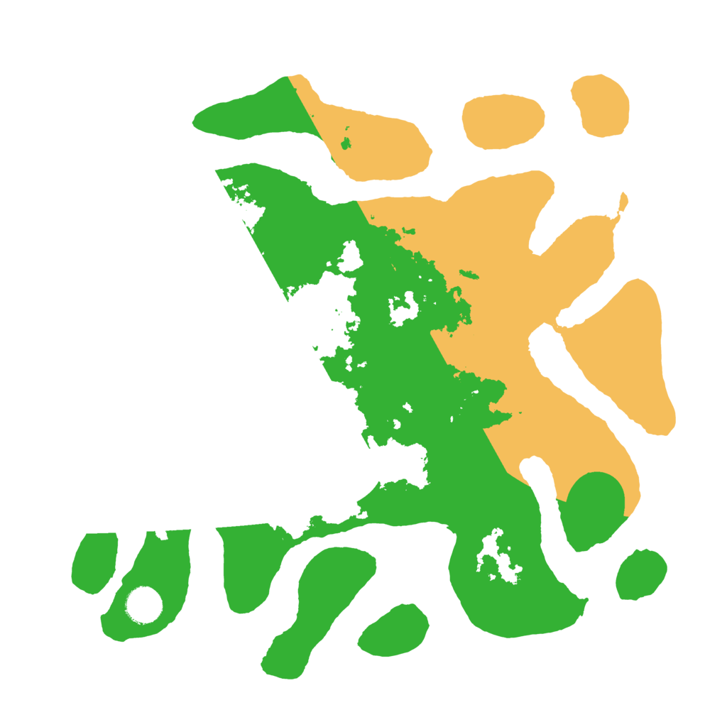 Biome Rust Map: Barren, Size: 3500, Seed: 2351832