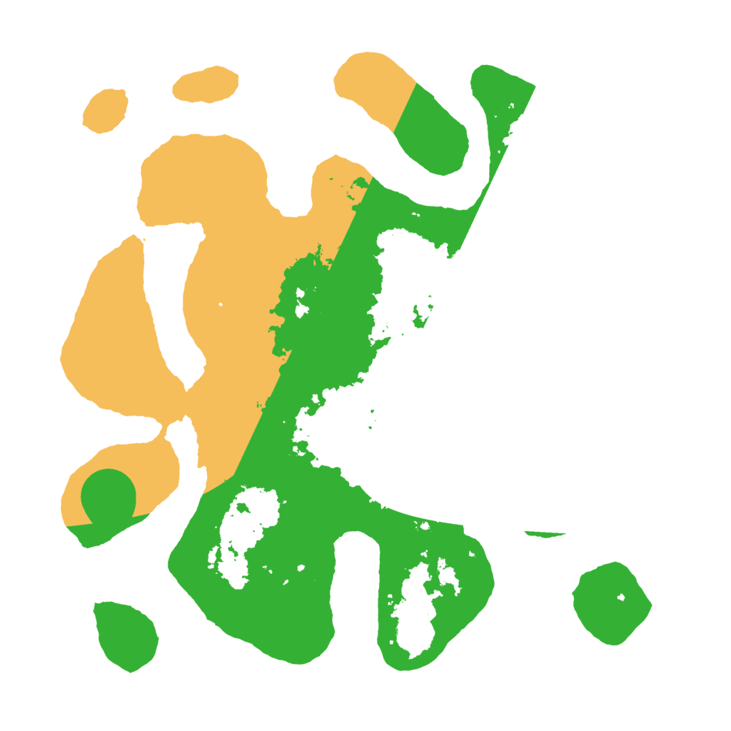 Biome Rust Map: Barren, Size: 3500, Seed: 5215130