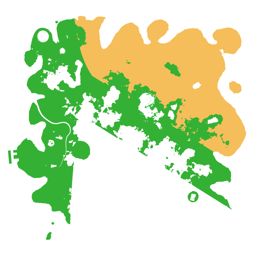 Biome Rust Map: Procedural Map, Size: 4000, Seed: 1642991