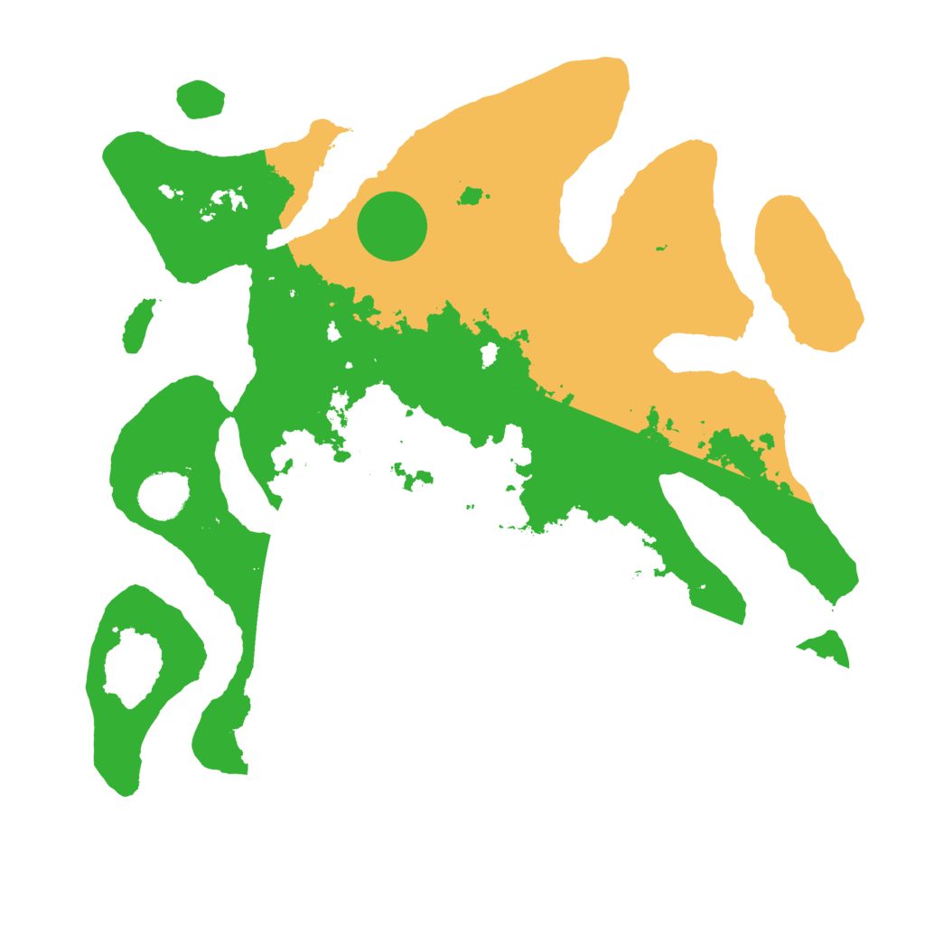 Biome Rust Map: Barren, Size: 3500, Seed: 5067497