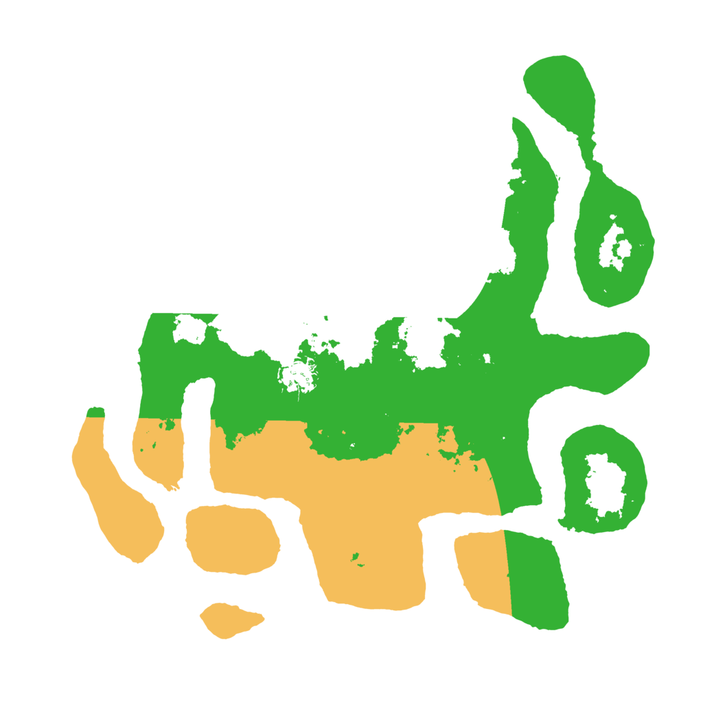 Biome Rust Map: Barren, Size: 3500, Seed: 2446891