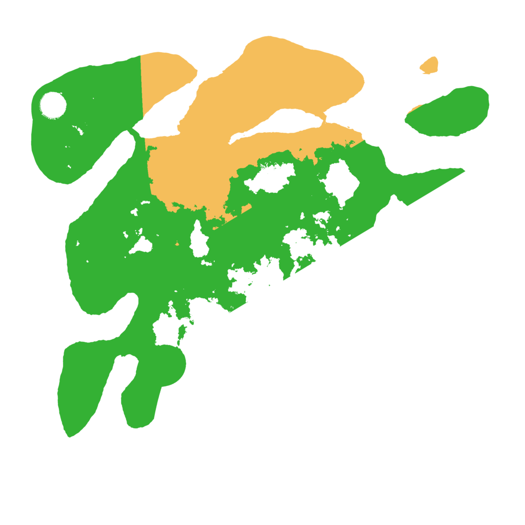 Biome Rust Map: Barren, Size: 3500, Seed: 97281