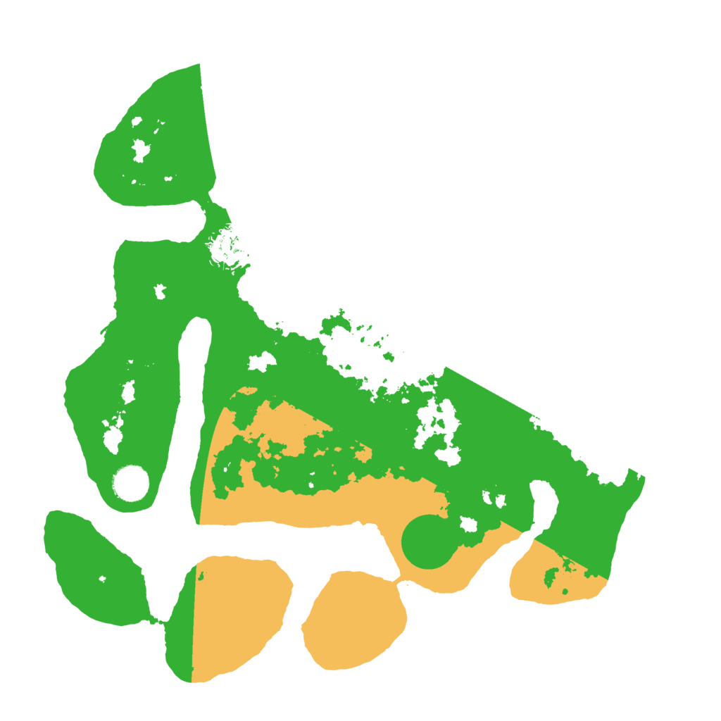 Biome Rust Map: Barren, Size: 3500, Seed: 1534862