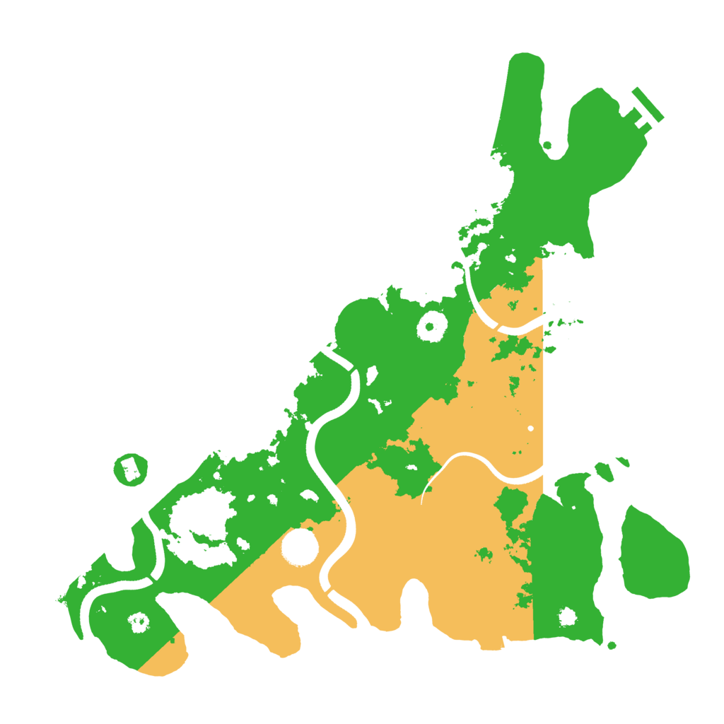 Biome Rust Map: Procedural Map, Size: 3550, Seed: 2283351