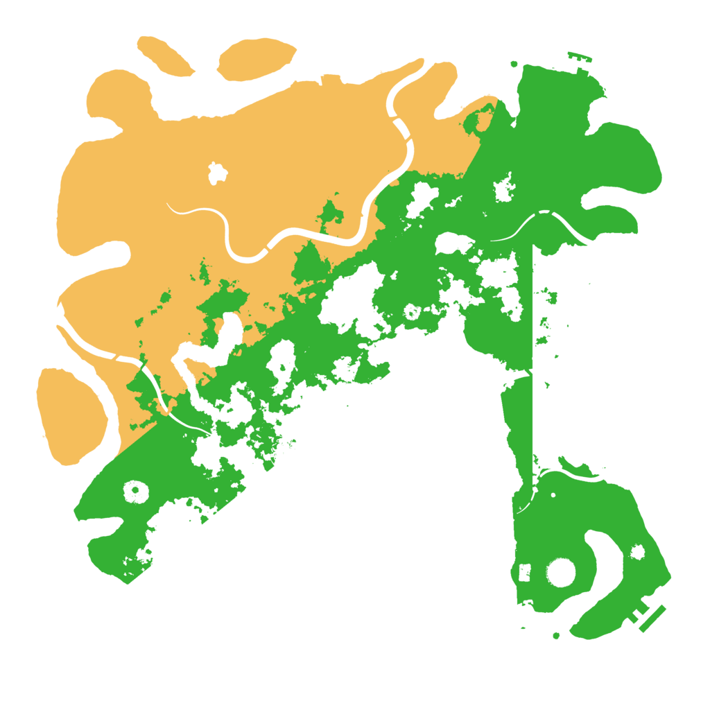Biome Rust Map: Procedural Map, Size: 4300, Seed: 1110769756