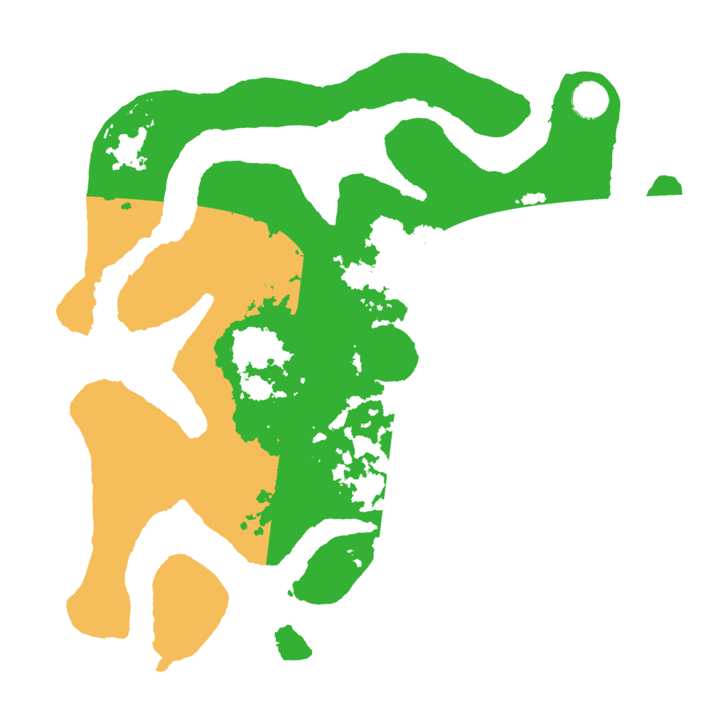 Biome Rust Map: Barren, Size: 3500, Seed: 1807747