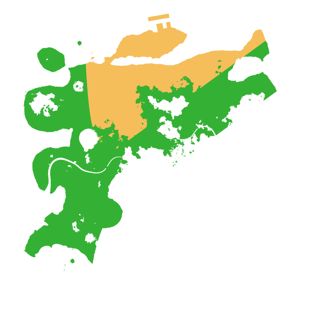 Biome Rust Map: Procedural Map, Size: 3000, Seed: 1966195149