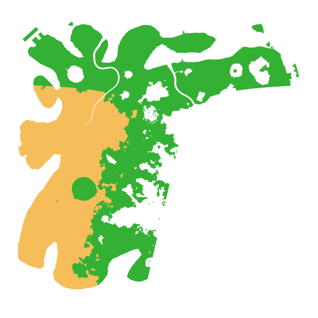 Biome Rust Map: Procedural Map, Size: 3550, Seed: 1974209