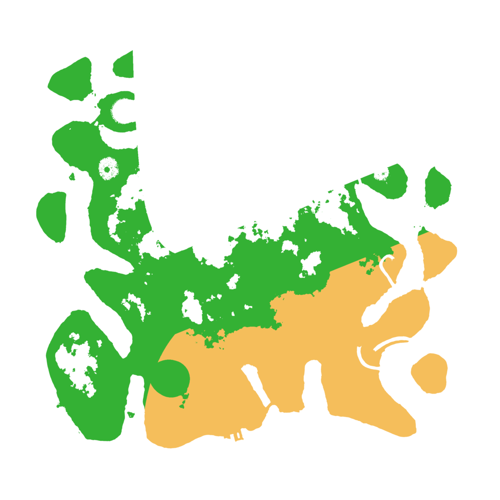 Biome Rust Map: Procedural Map, Size: 3550, Seed: 3471600