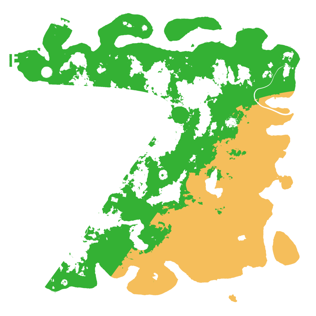 Biome Rust Map: Procedural Map, Size: 5000, Seed: 559438