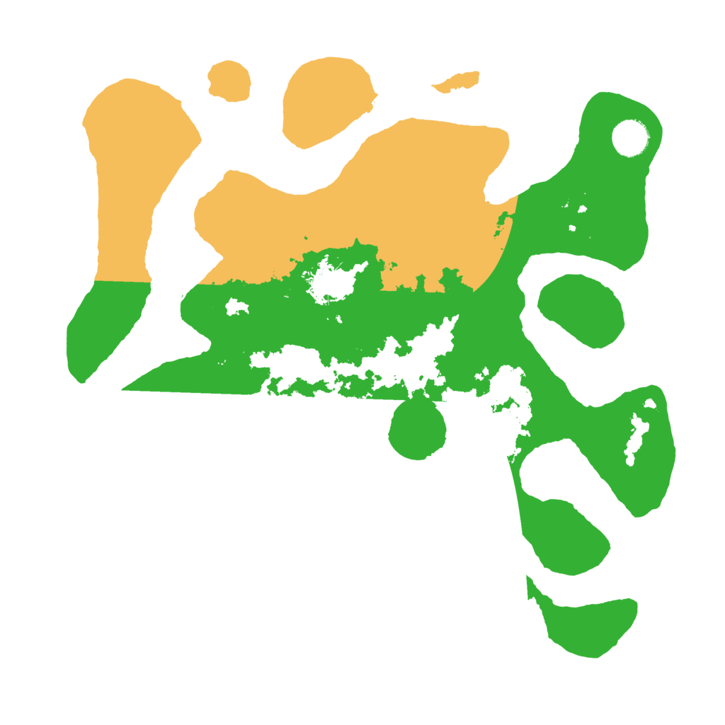 Biome Rust Map: Barren, Size: 3500, Seed: 6141999