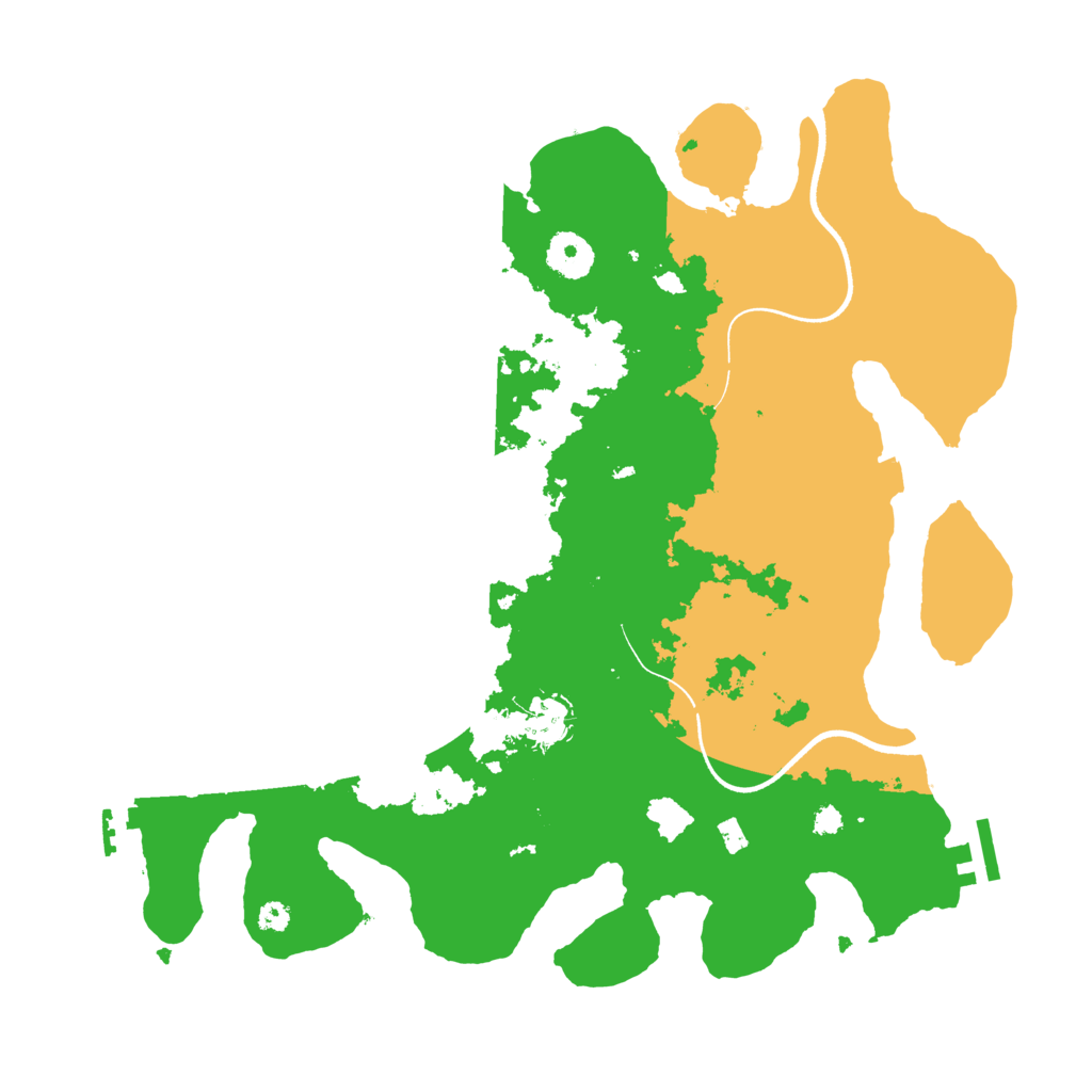 Biome Rust Map: Procedural Map, Size: 3550, Seed: 225601
