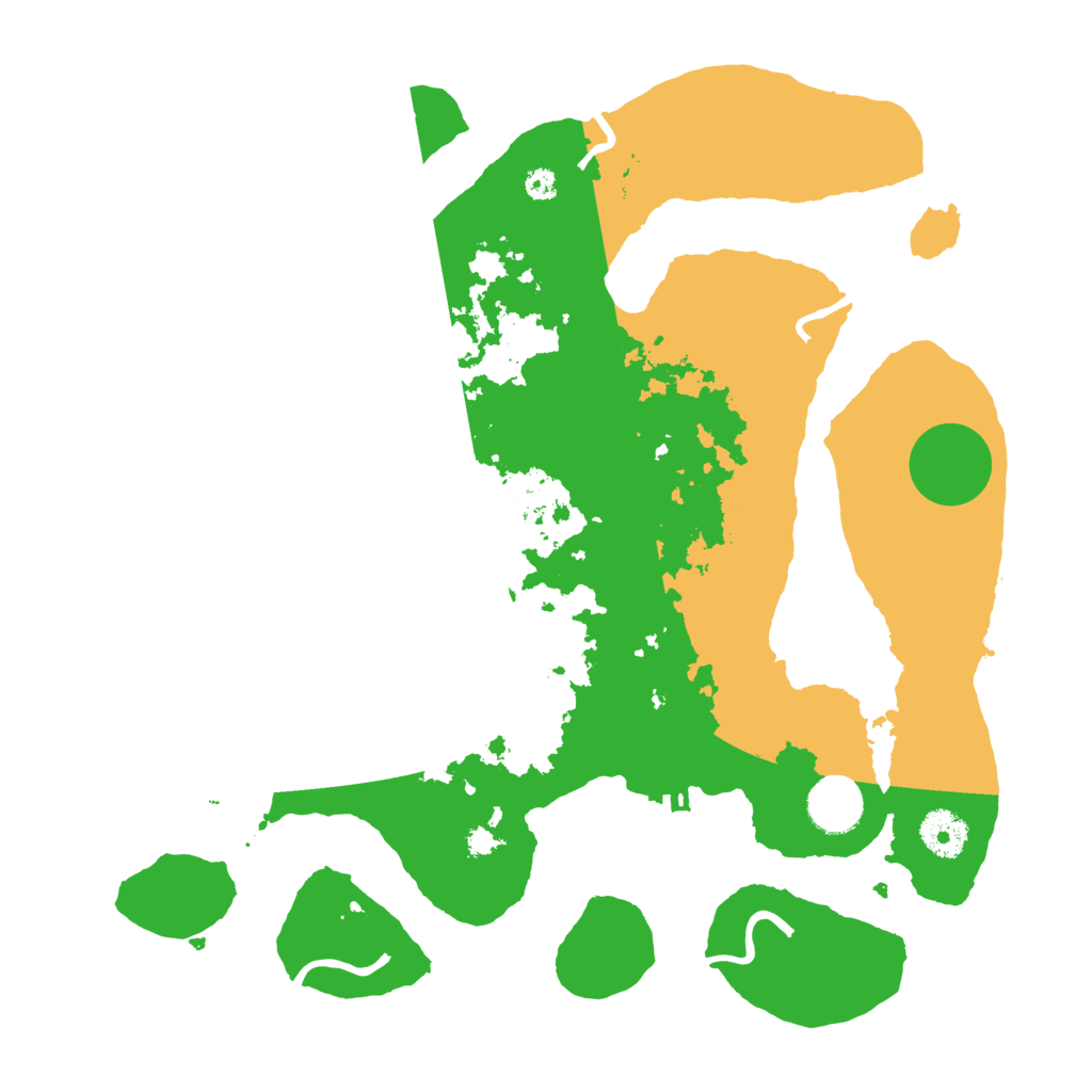 Biome Rust Map: Procedural Map, Size: 3500, Seed: 3565748