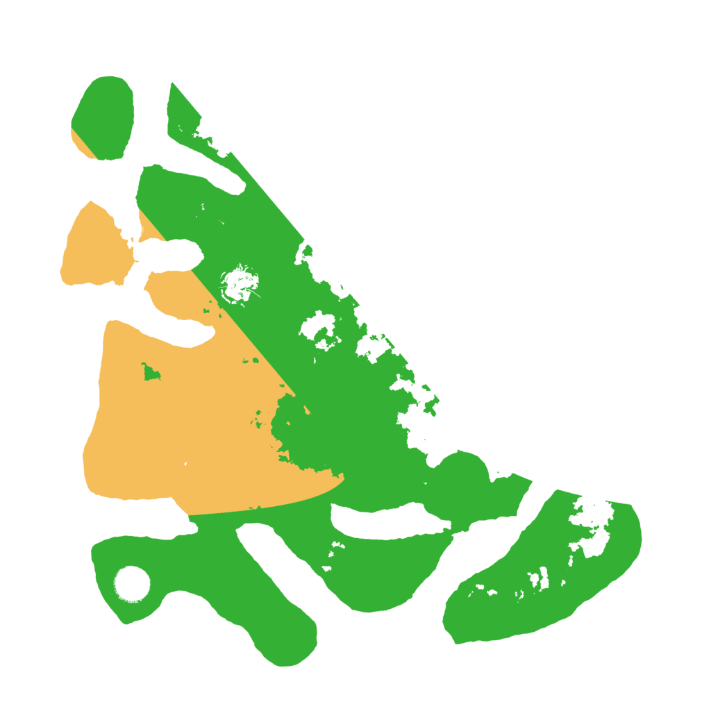 Biome Rust Map: Barren, Size: 3500, Seed: 4020964