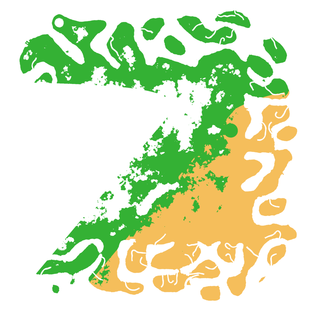 Biome Rust Map: Procedural Map, Size: 6000, Seed: 54897