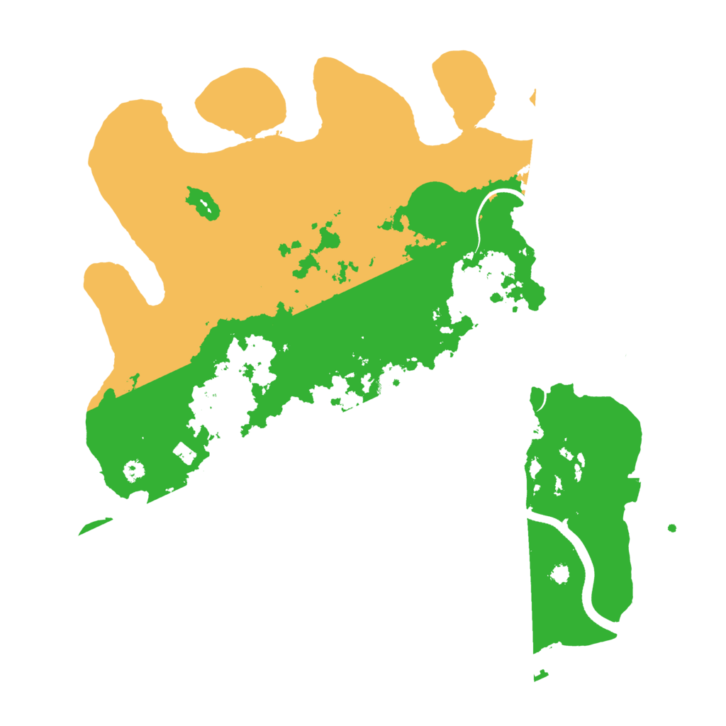 Biome Rust Map: Procedural Map, Size: 3500, Seed: 6391337