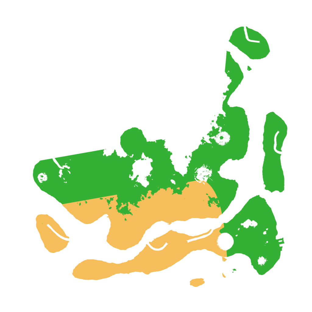 Biome Rust Map: Procedural Map, Size: 3350, Seed: 39774156