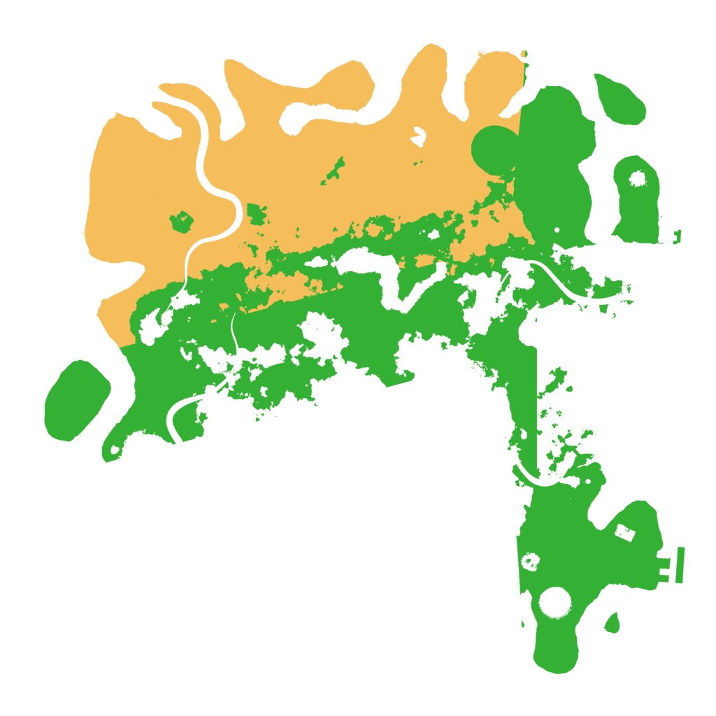 Biome Rust Map: Procedural Map, Size: 4000, Seed: 3757104