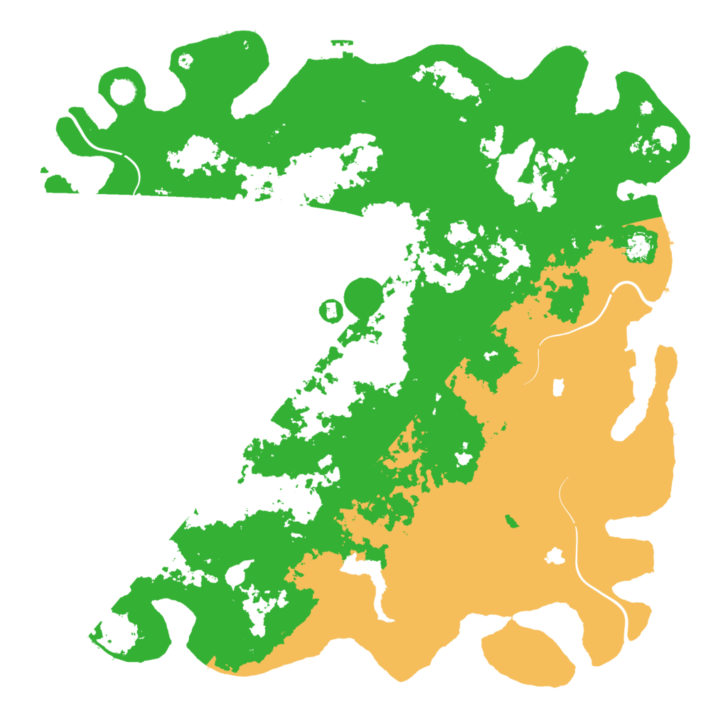 Biome Rust Map: Procedural Map, Size: 5000, Seed: 19962301