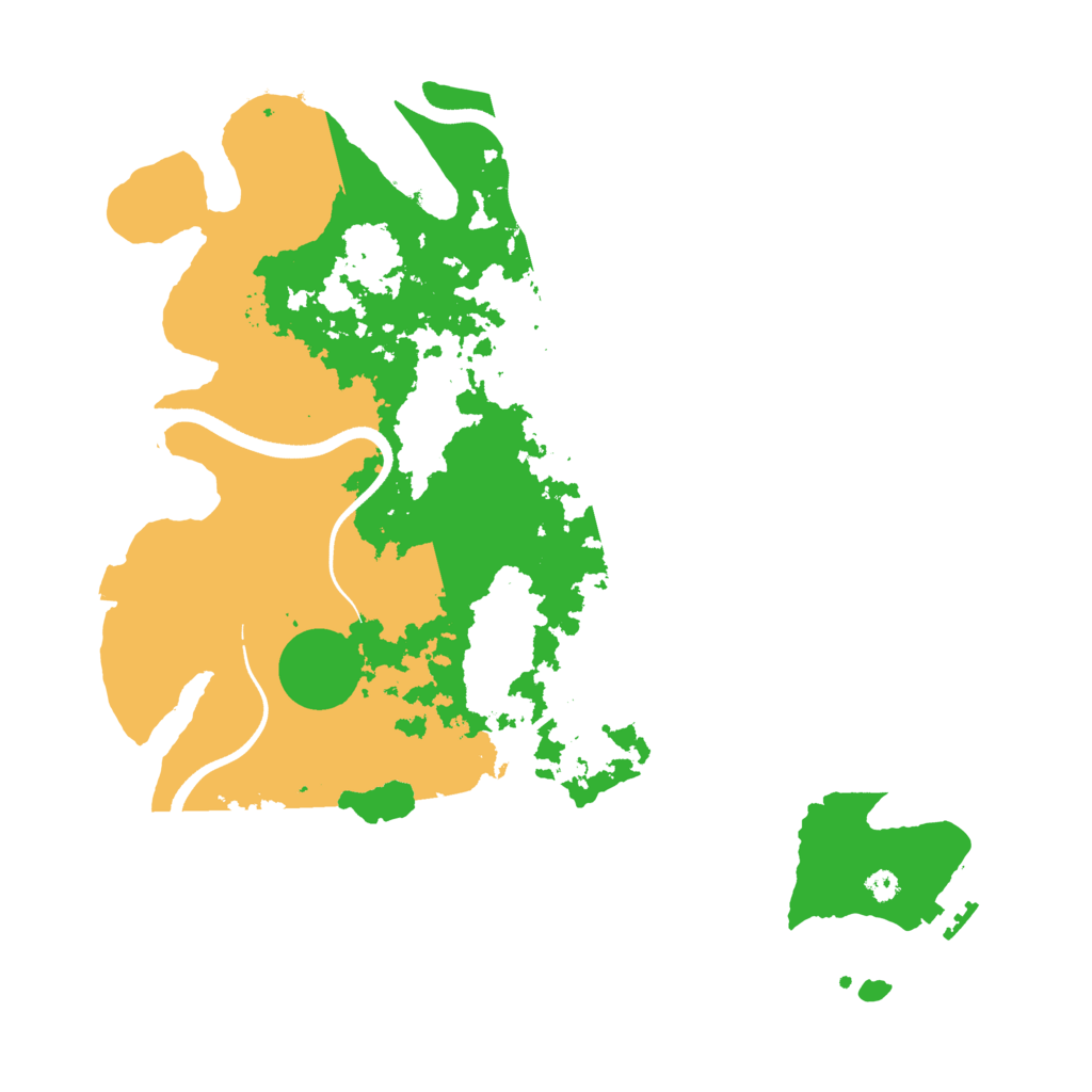 Biome Rust Map: Procedural Map, Size: 3550, Seed: 1559815