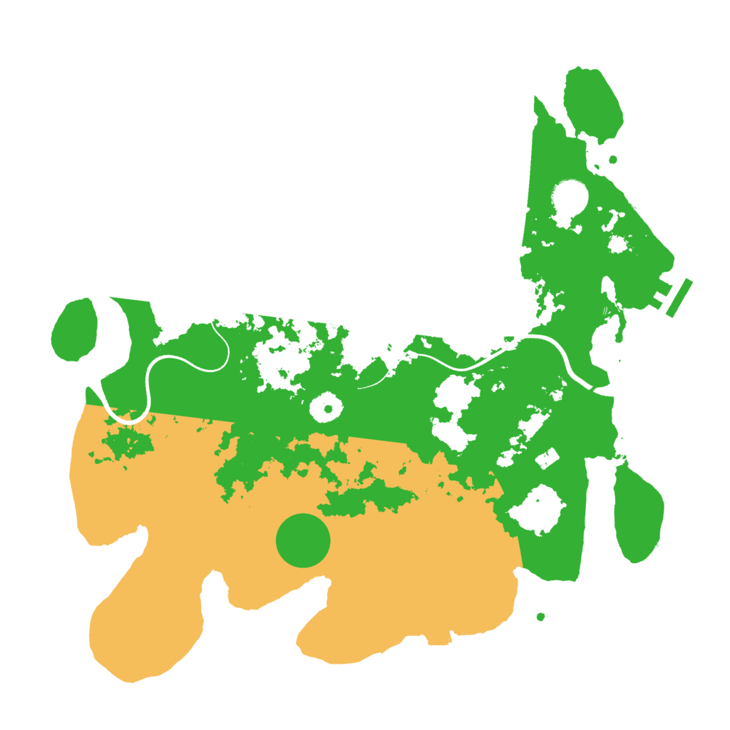 Biome Rust Map: Procedural Map, Size: 3550, Seed: 1193324