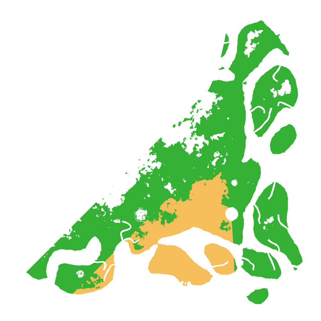 Biome Rust Map: Procedural Map, Size: 4500, Seed: 2074231