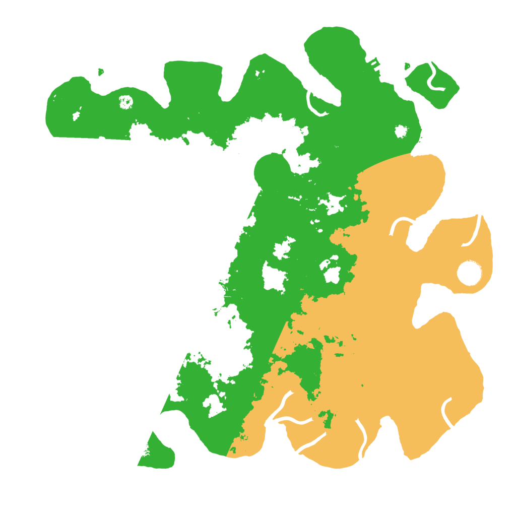 Biome Rust Map: Procedural Map, Size: 3700, Seed: 4872278