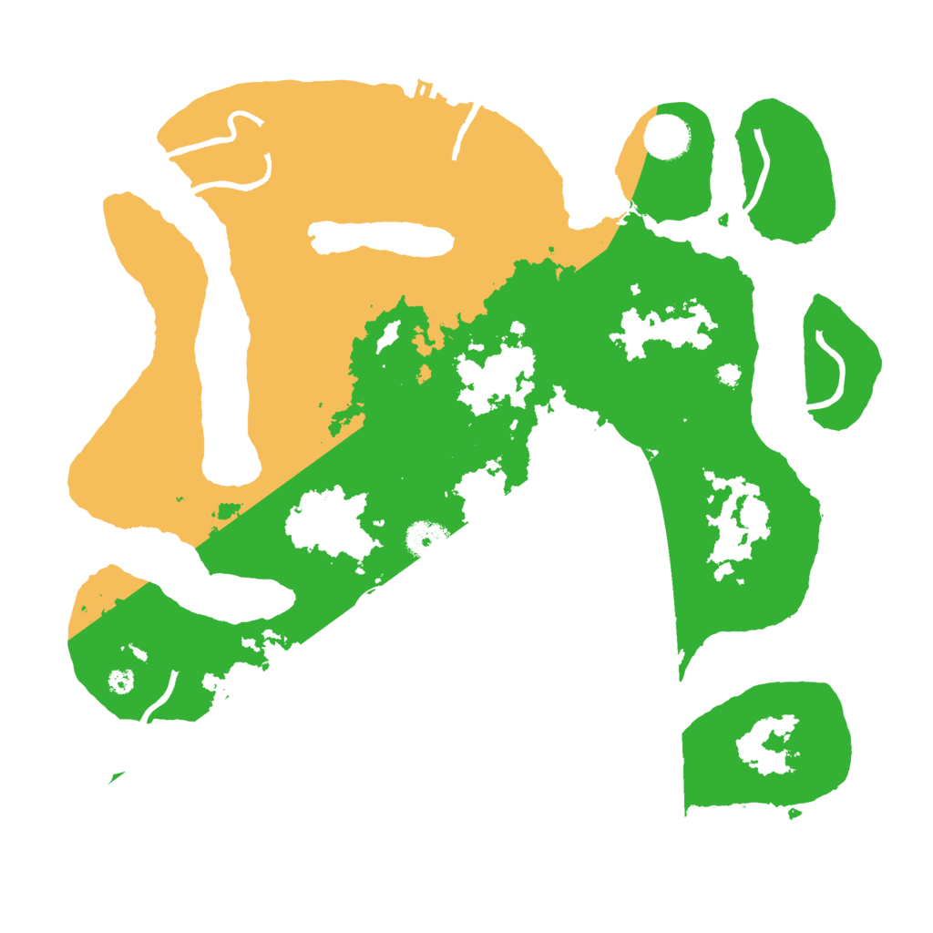 Biome Rust Map: Procedural Map, Size: 3700, Seed: 248151