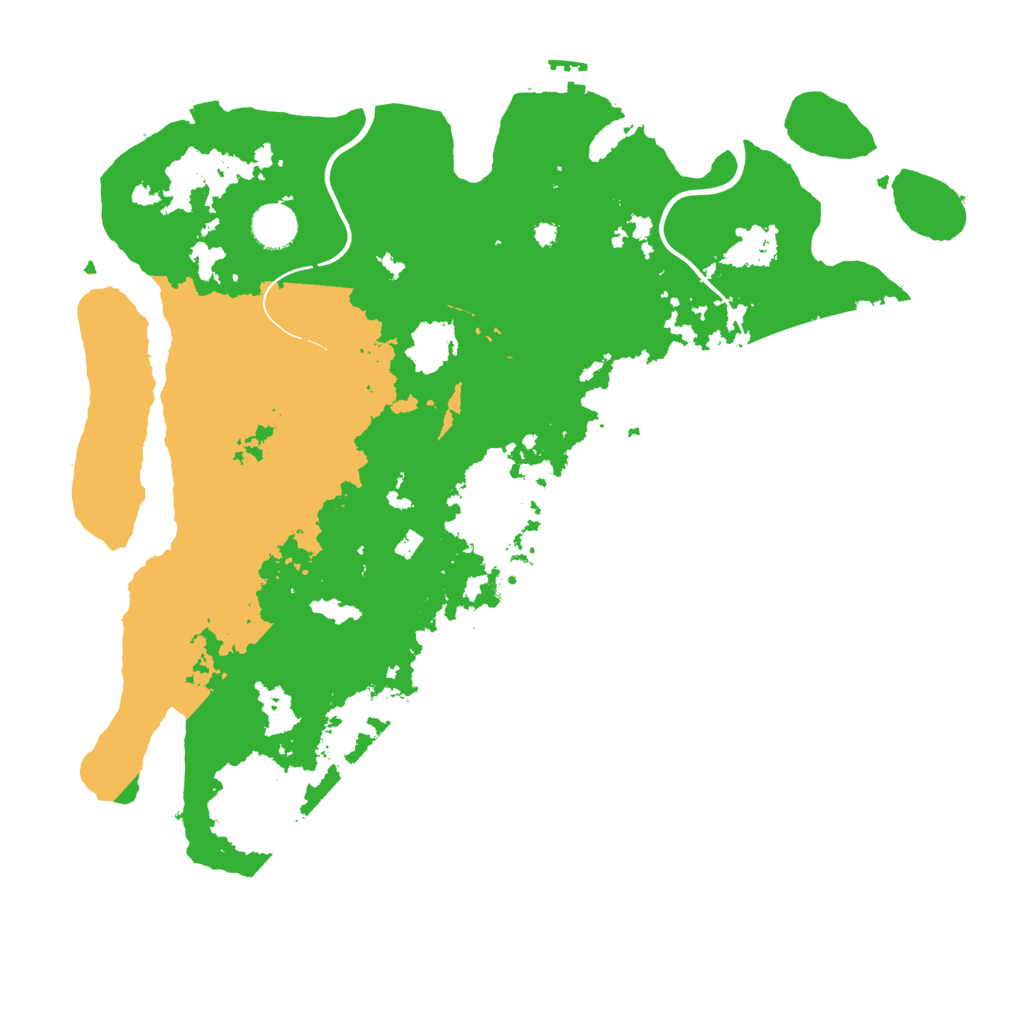 Biome Rust Map: Procedural Map, Size: 3950, Seed: 1768632798