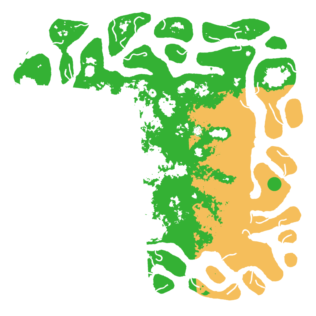 Biome Rust Map: Procedural Map, Size: 6000, Seed: 18082616