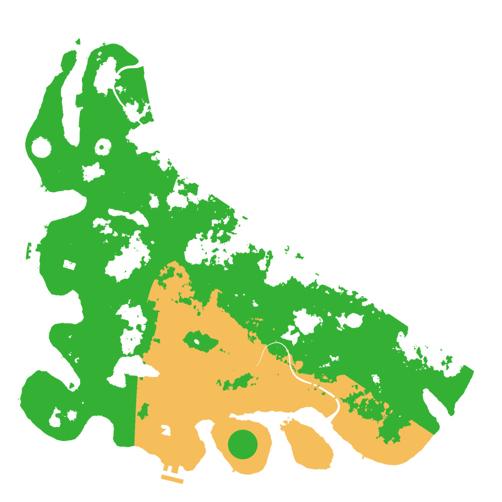 Biome Rust Map: Procedural Map, Size: 4500, Seed: 1774045