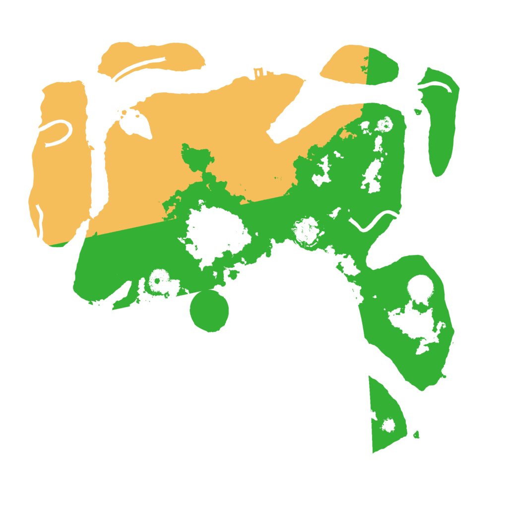 Biome Rust Map: Procedural Map, Size: 3500, Seed: 127686375