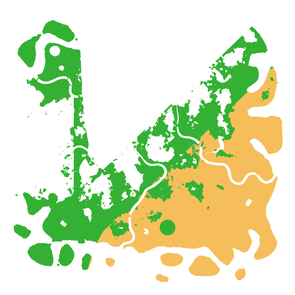 Biome Rust Map: Procedural Map, Size: 5000, Seed: 193945