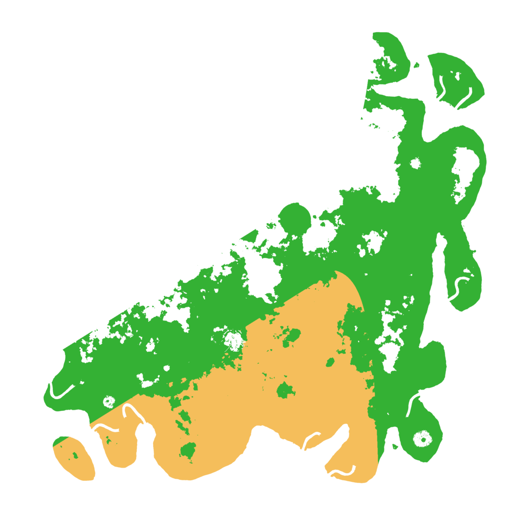 Biome Rust Map: Procedural Map, Size: 4500, Seed: 3007132