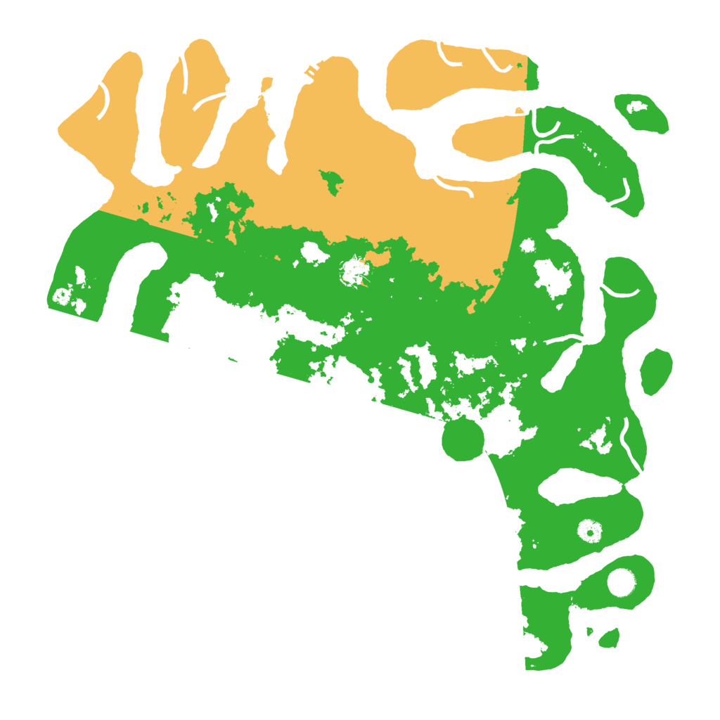 Biome Rust Map: Procedural Map, Size: 4500, Seed: 1225649