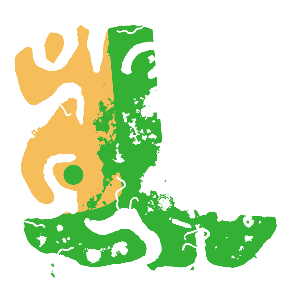 Biome Rust Map: Procedural Map, Size: 3950, Seed: 1003986887