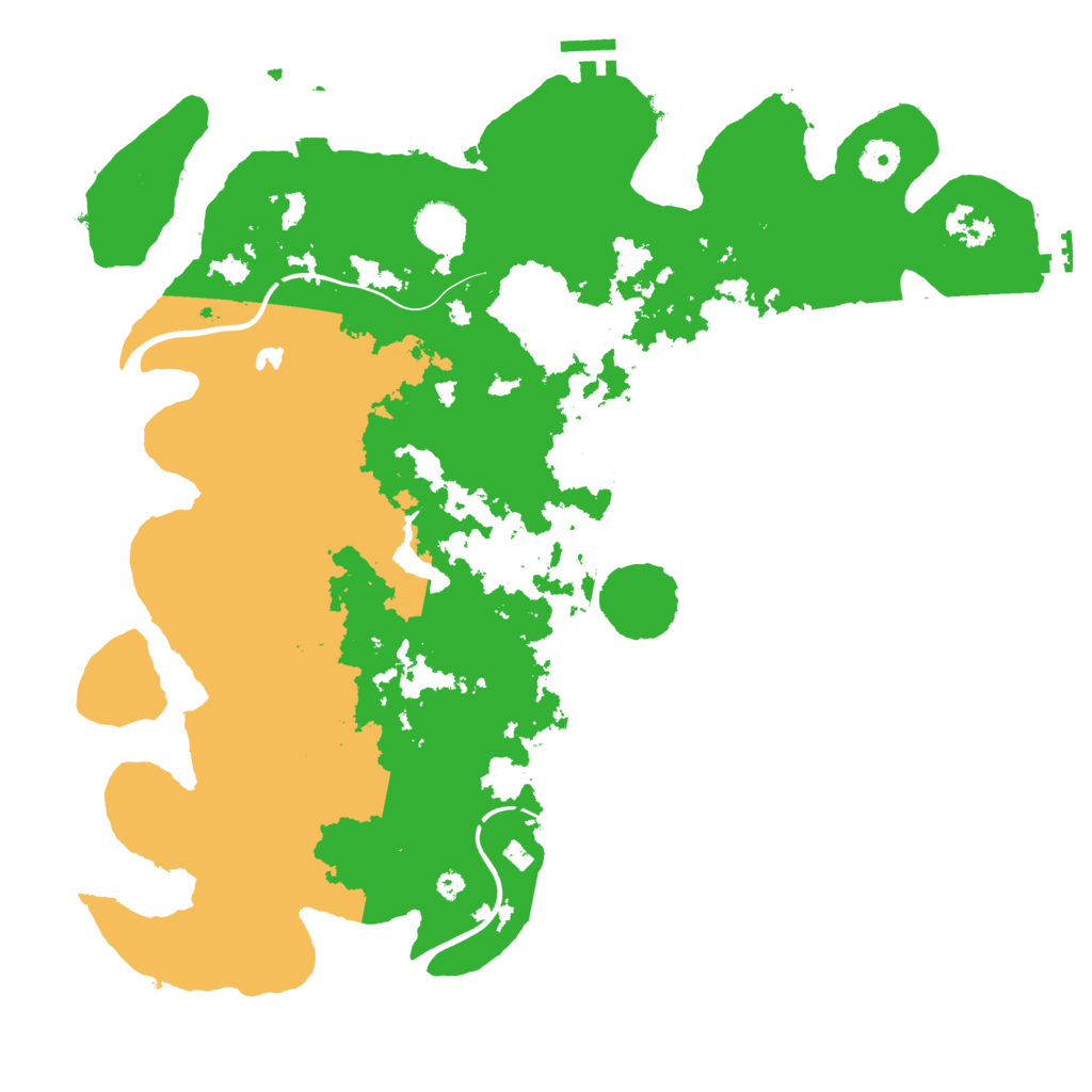 Biome Rust Map: Procedural Map, Size: 4000, Seed: 1190814