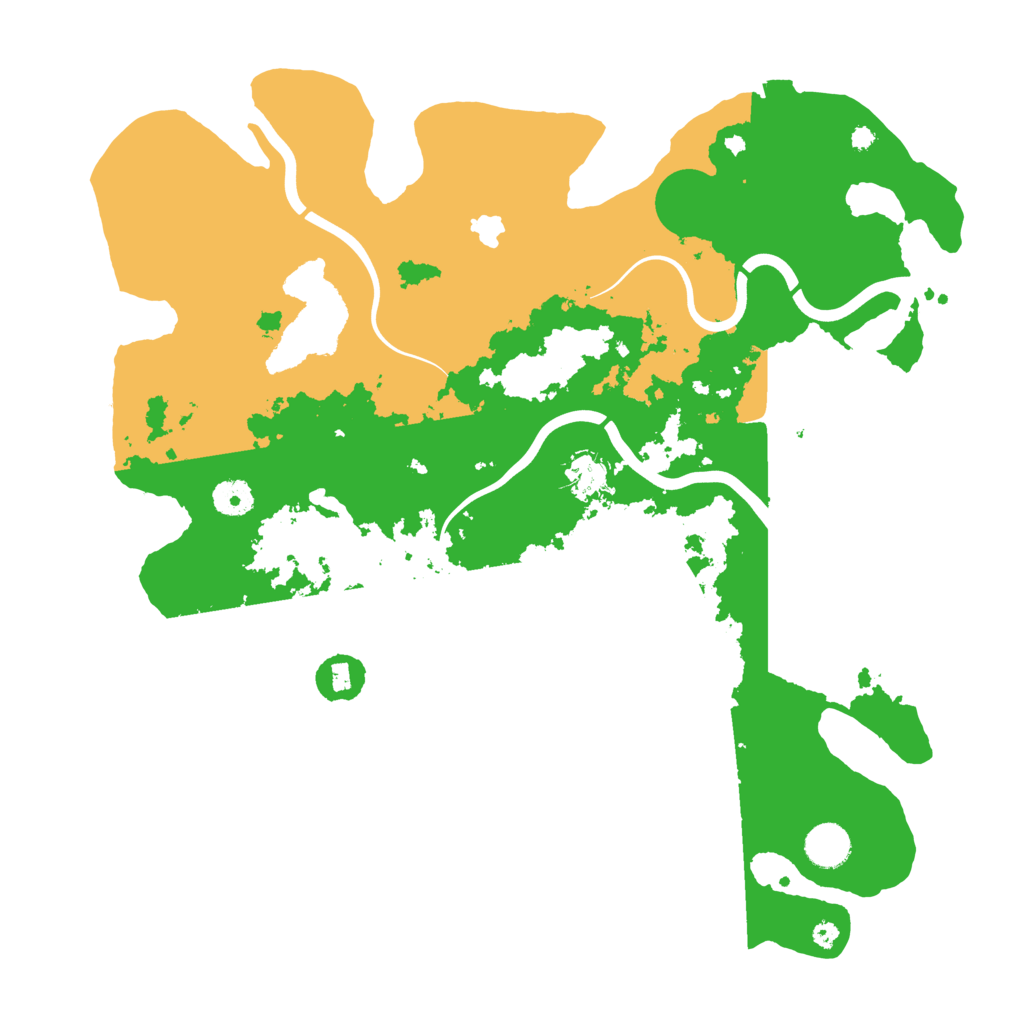 Biome Rust Map: Procedural Map, Size: 4000, Seed: 23461
