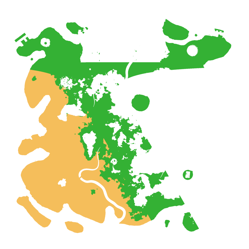 Biome Rust Map: Procedural Map, Size: 4000, Seed: 2024990674