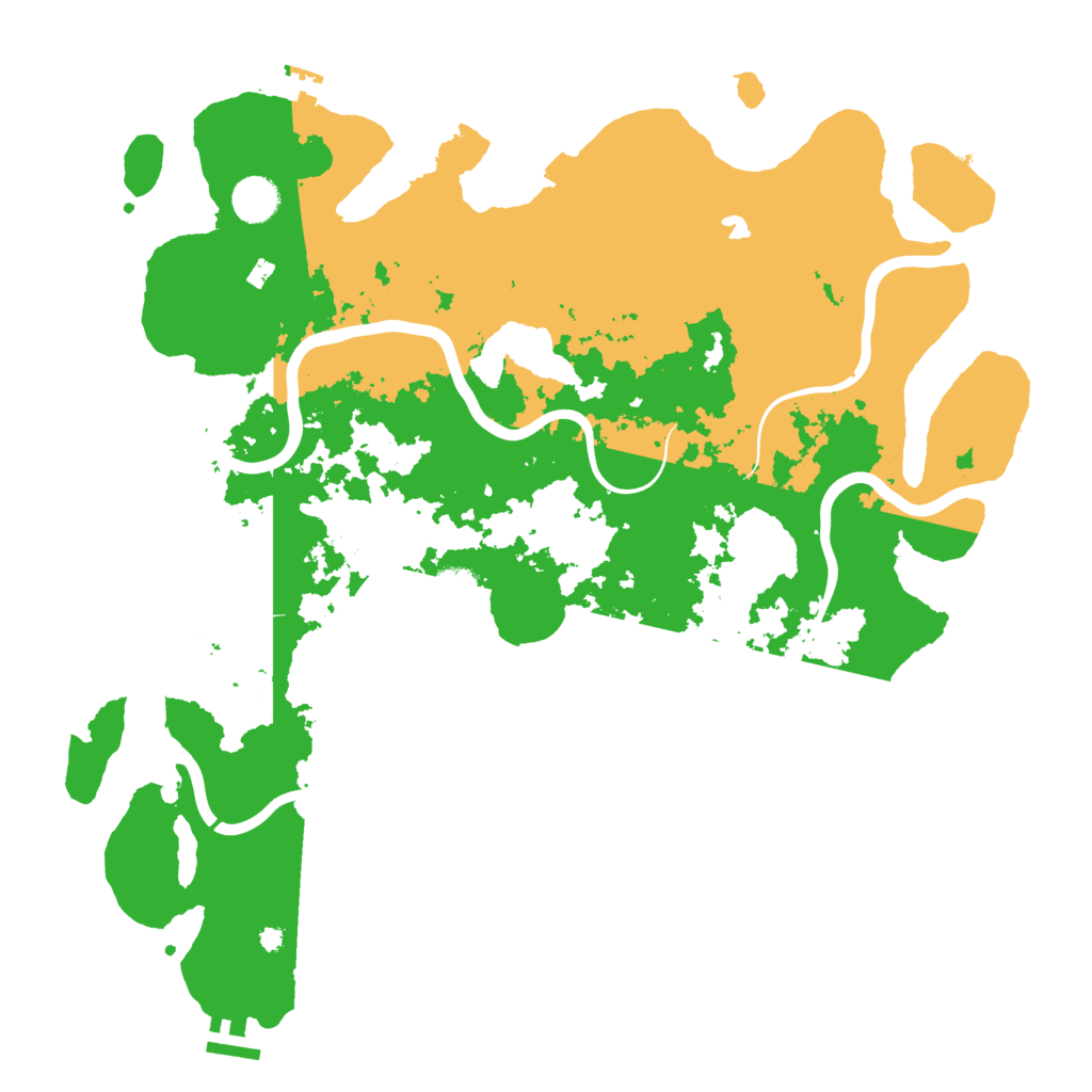 Biome Rust Map: Procedural Map, Size: 4100, Seed: 405975854