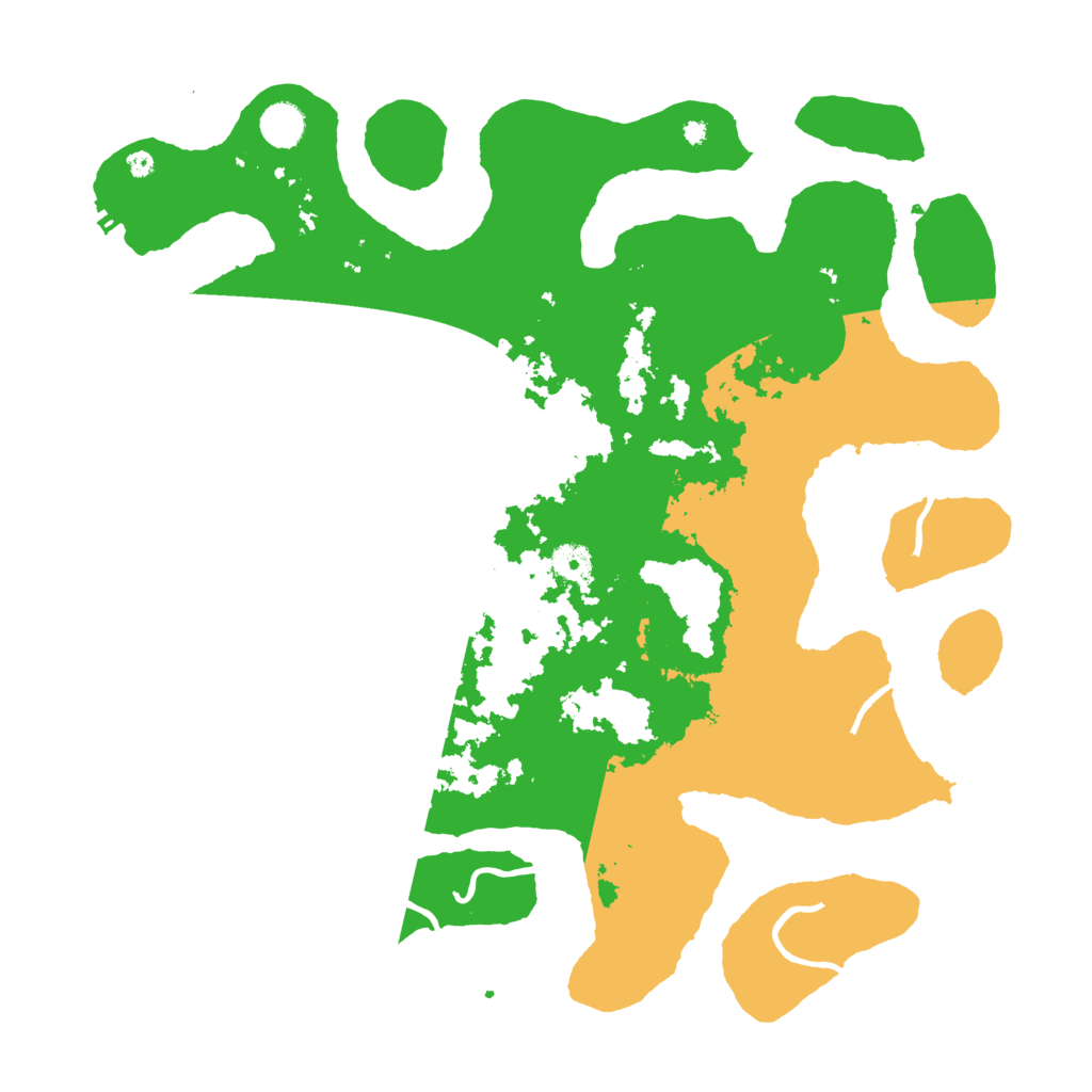 Biome Rust Map: Procedural Map, Size: 4300, Seed: 90604