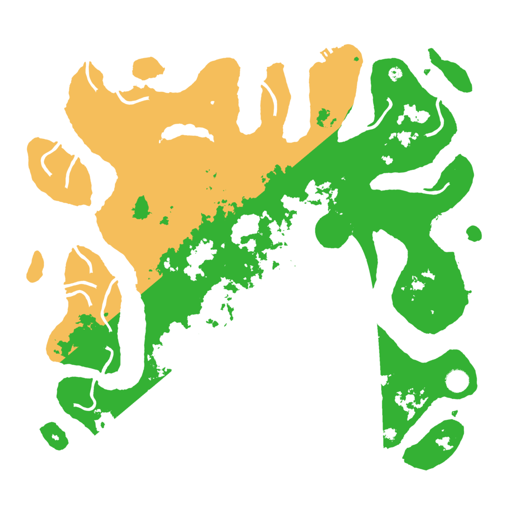 Biome Rust Map: Procedural Map, Size: 4000, Seed: 587207