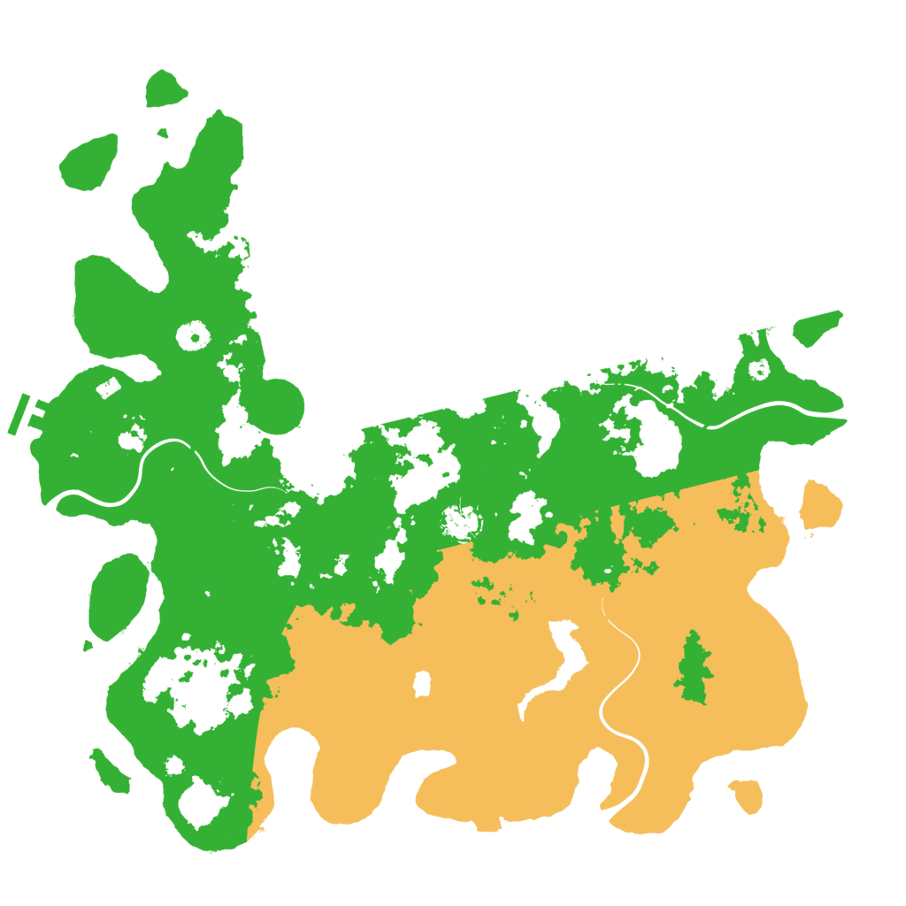 Biome Rust Map: Procedural Map, Size: 4300, Seed: 1